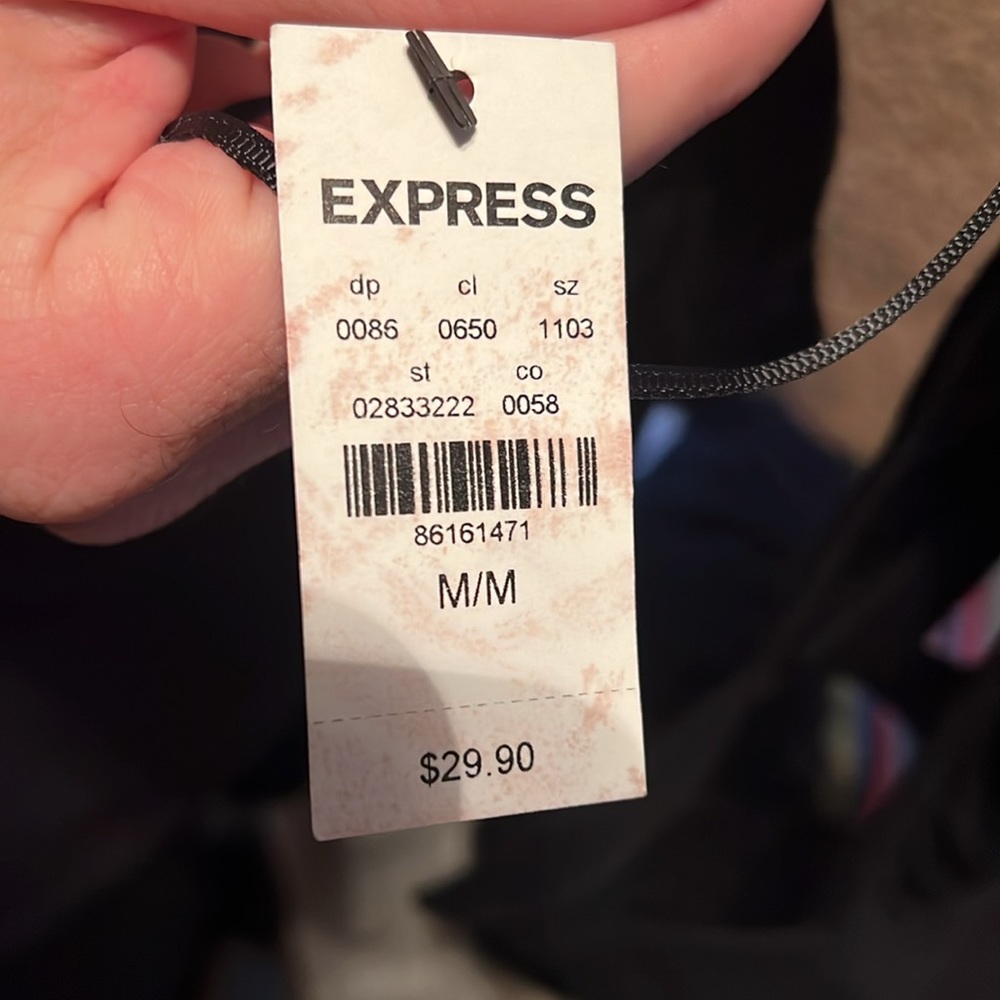 NWT | Women’s Black Express One Piece - Picture 4 of 4